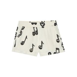 MINI RODINI Шорти от плат 2523016210 Бял Regular Fit