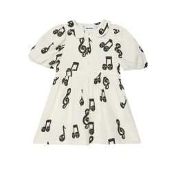 MINI RODINI Ежедневна рокля 2525012610 Бял Regular Fit