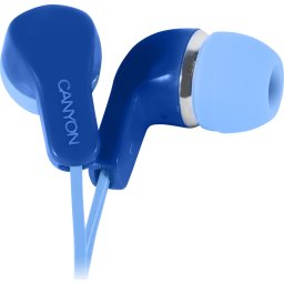 CANYON Stereo Earphones with inline microphone, Blue