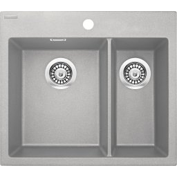 Deante Eridan ZQE_S503 Grey Metallic Мивка за вграждане