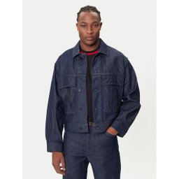 HUGO Дънково яке 50542915 Тъмносин Relaxed Fit