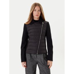 BOSS Преходно яке Poshua 50555564 Черен Slim Fit
