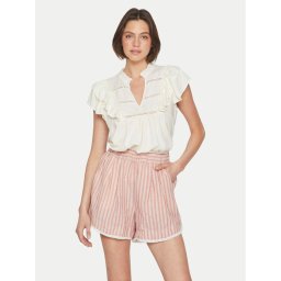 Vila Блуза Visia 14097358 Бял Regular Fit