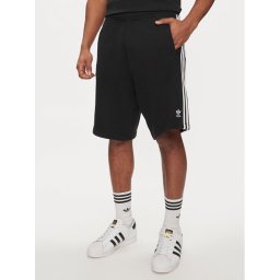 adidas Спортни шорти adicolor 3-Stripes IU2337 Черен Regular Fit