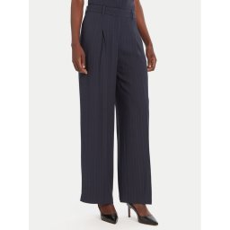 BOSS Панталони тип палацо Tiana4 50548479 Тъмносин Regular Fit