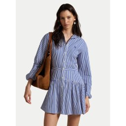 Polo Ralph Lauren Рокля тип риза 211972052001 Син Regular Fit