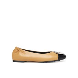 Tory Burch Балеринки Claire Cap-Toe Ballet 156309 Бежов