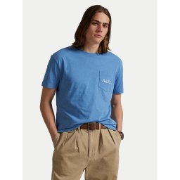 Polo Ralph Lauren Тишърт 710P00084001 Син Custom Slim Fit