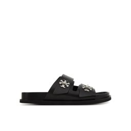 Tory Burch Чехли T Lock Sport Slide 175640 Черен