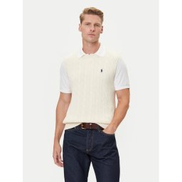 Polo Ralph Lauren Пуловер 710979113003 Екрю Regular Fit