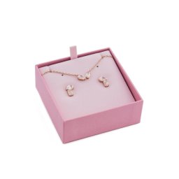 Swarovski Комплект колие и обеци Mesmera 5734246 Сребрист