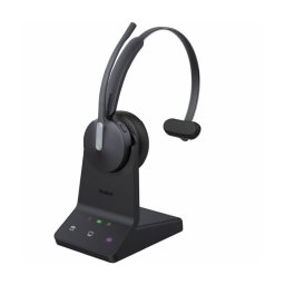 Конферентна слушалка Yealink WH64 Mono, безжична, 3 микрофона, сертифицирана за Microsoft Teams, DECT, Bluetooth