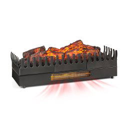Klarstein Kamini FXL, електрическа камина, каминена вложка, 1000 / 2000W 2W LED, черна (FP5-Kamini FXL)