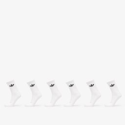 Чорапи adidas Trefoil Crew Sock Cushion 6-Pack White XL