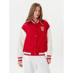 Guess Jeans Яке бомбър W5YL15 WHAA2 Червен Regular Fit