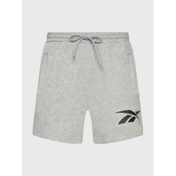 Reebok Спортни шорти Brand Proud HS6847 Сив Regular Fit
