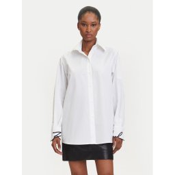 KARL LAGERFELD Риза A3W11023 Бял Regular Fit