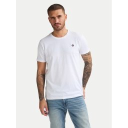 Petrol Industries Тишърт M-ROS-TSR002 Бял Regular Fit