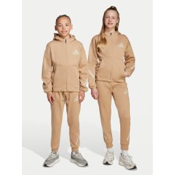 adidas Долнище анцуг Z.N.E. JW4002 Бежов Tapered Leg