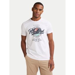 Petrol Industries Тишърт M-1050-TSR602 Бял Regular Fit