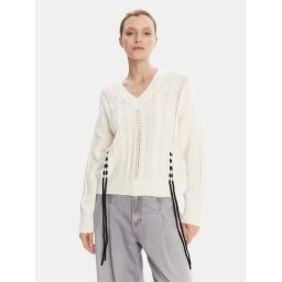 BOSS Пуловер C_Fangallo 50545875 Бежов Regular Fit