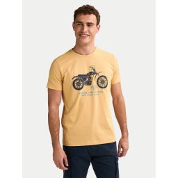 Petrol Industries Тишърт M-1050-TSR707 Жълт Regular Fit