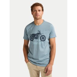 Petrol Industries Тишърт M-1050-TSR707 Син Regular Fit