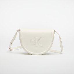 Чанта Calvin Klein Bold Ck Saddle Crossbody Lily White Universal