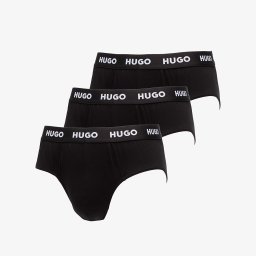 Slipy Hugo Boss Men-B-Hipbrief 3-Pack Black S