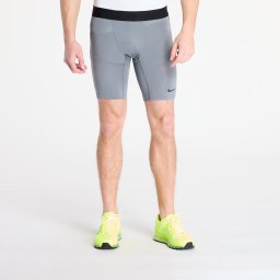 Nike Pro Men's Dri-FIT Fitness Long Shorts Smoke Grey/ Black L