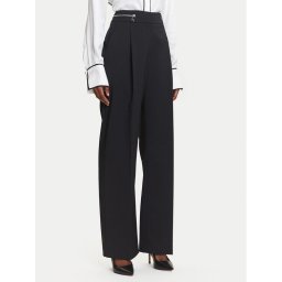 KARL LAGERFELD Текстилни панталони A3W10099 Черен Straight Fit