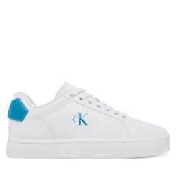 Сникърси Calvin Klein Jeans Classic Cupsole Ru Patch Lth Wn YW0YW01845 Бял