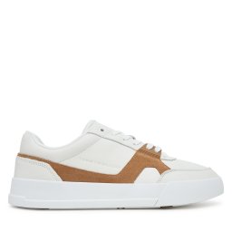 Сникърси Tommy Hilfiger Th Court Craft FM0FM05551 Екрю