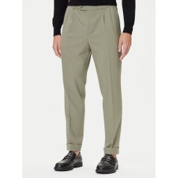 BOSS Текстилни панталони C-Perin-DPL 50545822 Зелен Tapered Fit