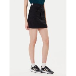 adidas Дънкова пола Firebird Utility JX7593 Черен Regular Fit