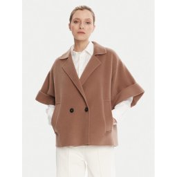 Weekend Max Mara Вълнено палто Pera 2525086021 Кафяв Regular Fit