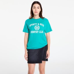 Тениска Sporty & Rich Varsity Crest Soft T-Shirt UNISEX Spring Green L