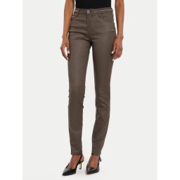 Morgan Текстилни панталони 212-PALONA Кафяв Slim Fit