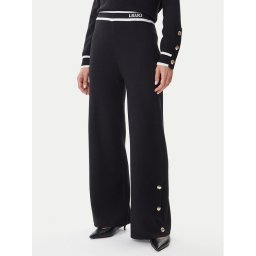 Liu Jo Плетени панталони TF5252 MS59L Черен Regular Fit