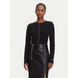 KARL LAGERFELD Блуза A3W17007 Черен Slim Fit