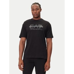 EA7 Emporio Armani Тишърт 7M001129 AF10375 UC001 Черен Modern Fit