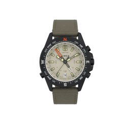 Timex Часовник Tide-Temp-Compass 43mm Eco-Friendly Strap TW2V21800 Черен
