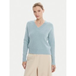 Weekend Max Mara Пуловер Visista 2525366122 Светлосиньо Regular Fit