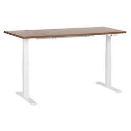 Офис бюро Kingsmith D3/ETD3A Electric Standing Desk 120см + Бяла стойка ETD3A - Dark Brown