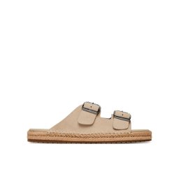 Tommy Hilfiger Еспадрили Flex Jutte Hilfiger Suede Sandal FM0FM05503 Бежов