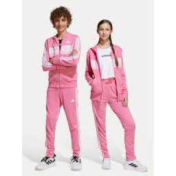 adidas Анцуг Seasonal Essentials Tiberio 3-Stripes French Terry JI6037 Розов Regular Fit