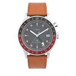 Часовник Timex TW2V74000 Кафяв