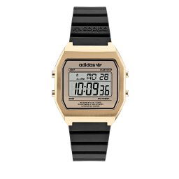 Часовник adidas Originals Street Digital Two AOST22075 Черен