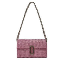 Дамска чанта Marc Jacobs The Rhinestone J Marc Mini Shoulder Bag H912M06RE22 Розов