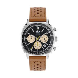 Часовник adidas Originals Master Originals One Chrono AOFH23576 Кафяв